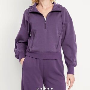 Old Navy Purple Hoodie Sweatshirt